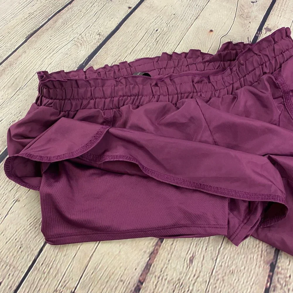 Aeropostale Live Love Dream Running Purple Shorts - Picture 6 of 7